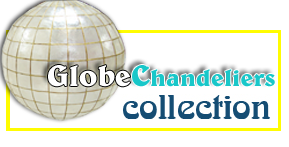 Capiz Globe Chandelier