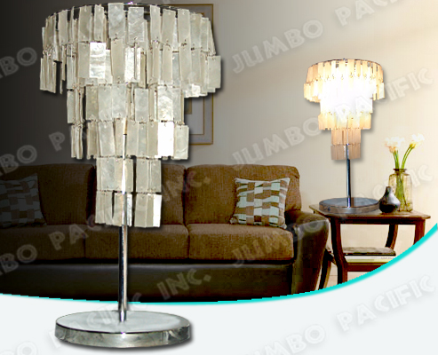 Capiz Table Lamp Shades Decoration